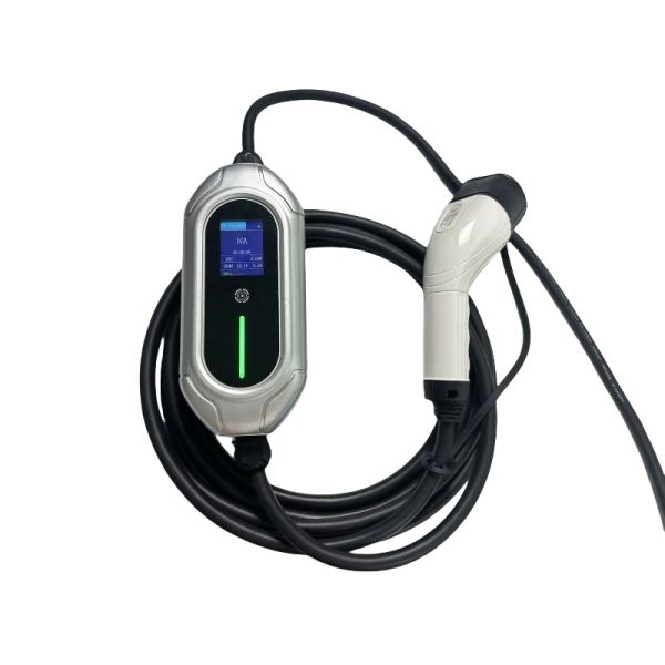 Adjustable Portable EV Charger with 3.7KW/7KW Output and Type1/Type2/GBT Interface for Electric Vehicles