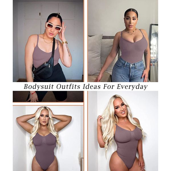 Daily Fit One Piece Corset BodySuit Thong Bra Set Wire Free Women Fashionable Chic Women Corset Thong and Underwear BodySuit