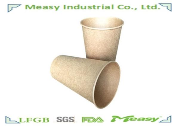Single Wall Kraft Paper Cups / disposable cups for hot drinks , Several Sizes