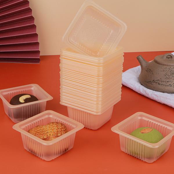 Pastelaria plástica do bolo da lua que empacota a bolha plástica Tray Food Grade de PET/PP