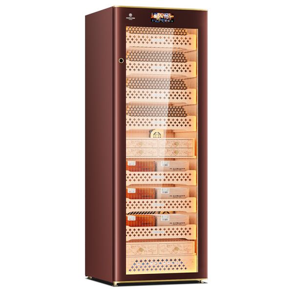 Smart Climate Control Spanish Cedar Cigar Cooler Humidifier Cabinet Smart Climate Control Spanish Cedar Cigar Cooler Humidifier Cabinet