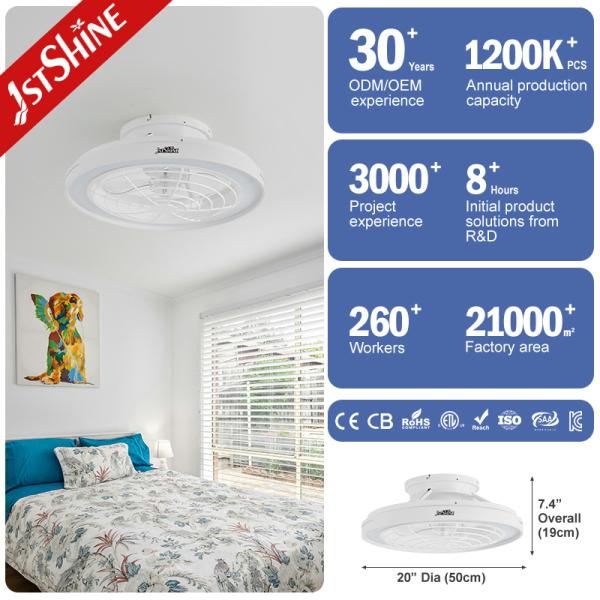 ホーム オフィス LED 天井扇風機 暗くなるサポートと低エネルギー消費 6 スピード