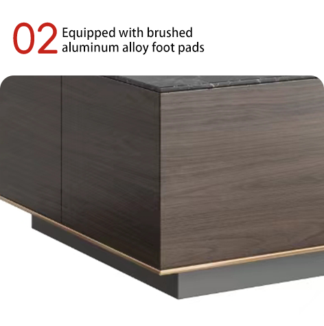 Meubles commerciaux personnalisés modernes Table à café en bois de luxe pour bureau et salon dans les hôtels