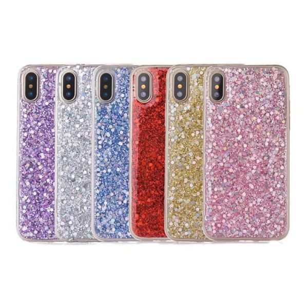 Luxury Glitter Mobile Cover , Scratch Proof Bling Phone Cases For Girls Women