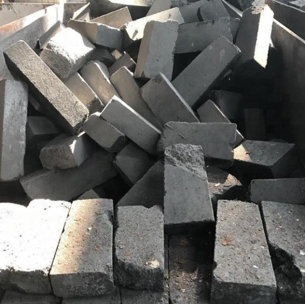 tijolo refratário de carbono de grafite reciclado com % de teor de SiC