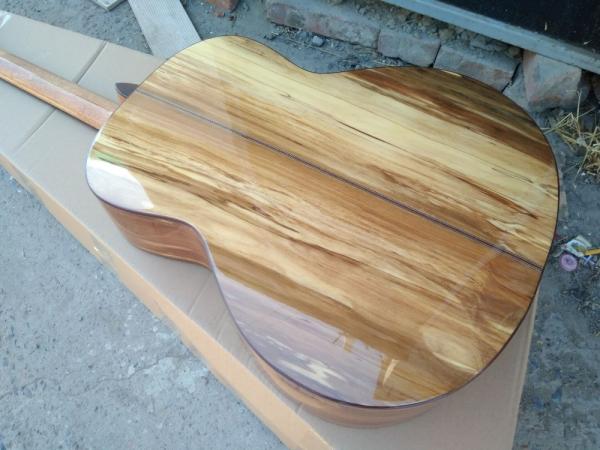 AAAA handmade all Solid apple wood guitars OM body guitar imported wood soundhole EQ acoustic electric guitar