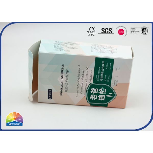 Custom Paper Folding Box 4C Print Matte Lamination Recycled Box