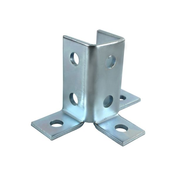 Galvanized Steel Channel Base Plate 6mm Thickness Q235 Material