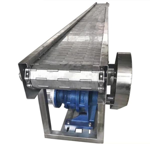                  304 Stainless Steel Mesh Belt Chain Plate Conveyor for Food Sale             