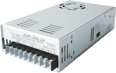 White 200W Din Rail Switching Power Supply 20ms Hold Up Time GB4943 2001 Lightweight