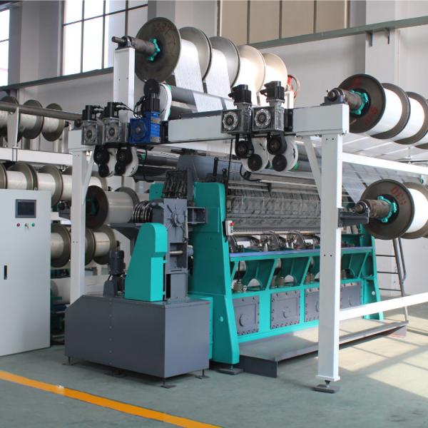 Plastic Mosquito Fishing Net Making Machine Double Needle Raschel Warp Knit
