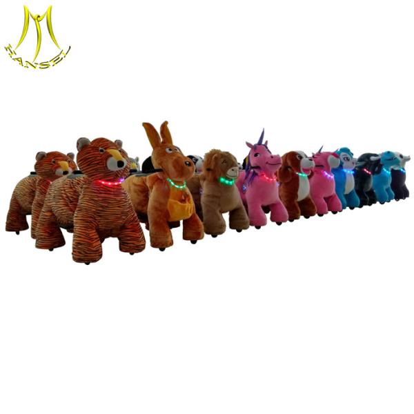 Hansel  ride on cars for kids with remote control and electric animal car children with 2017 zoo animal scooter for sale