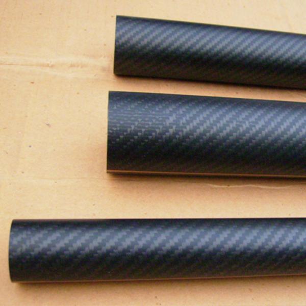 Straight Industrial Carbon Fibre Tube 12.0 X 10.0mm 3K Finish
