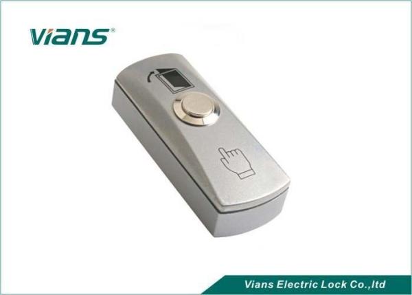 Electric Lock Door Exit Button , LED Light Exit Push Button For Emergency Door