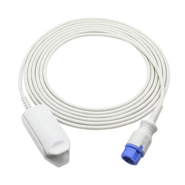 Reusable Medical SpO2 Adapter Cable with Tinned Copper Core for High Voltage Applications