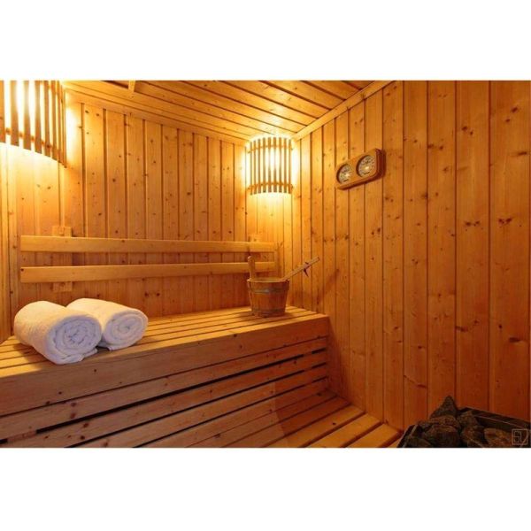 Traditional Wooden Sauna Hygrothermograph Thermometer 2 in 1 Room Sauna Equipment Sauna Measurement Temperature Humidity Indoor Accessories