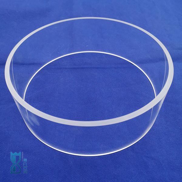 Customized High Purity Transparent Polished Clear Glass Tube Furnace