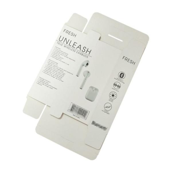 Folded Matt Lamination Card Board Packaging Pantone CMYK Color for Electronic products