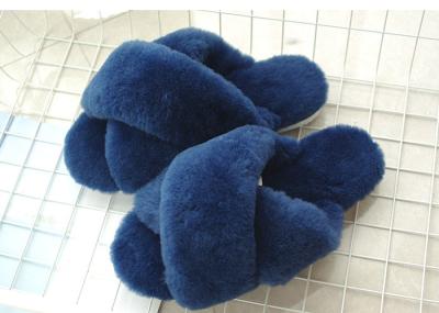 Sheep Wool Slippers Fashion LADIES SHEEPSKIN SCUFF Bedroom Slippers