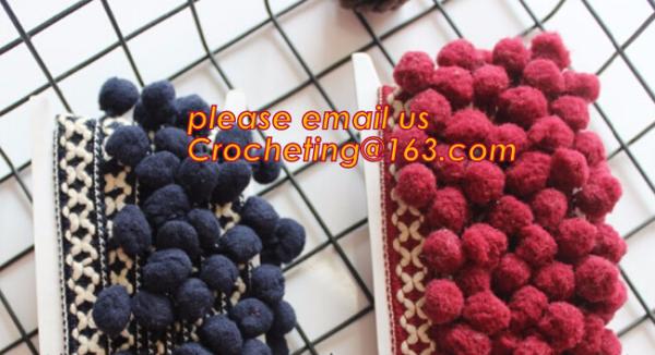 Polyester Yarn Tassel Fringe Trim for Curtain/Pillow Trimming of Home Textile