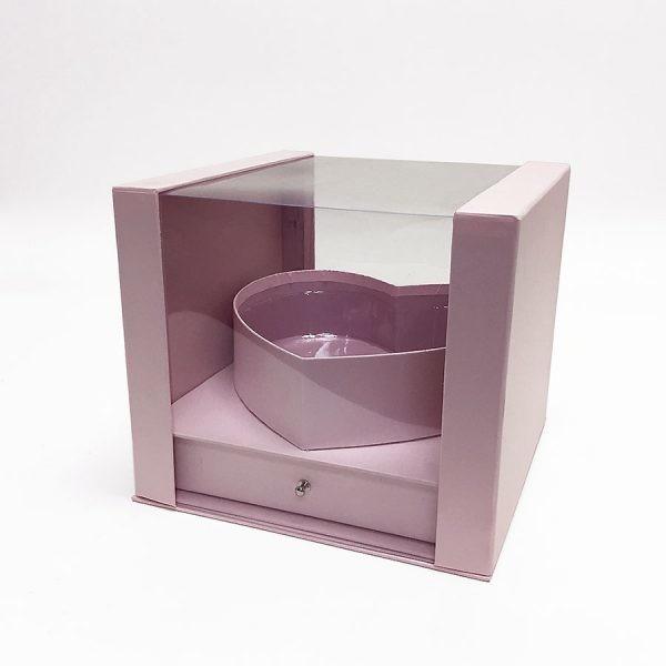 CE SGS Gloss Film Lamination CMYK Printing Acrylic Flower Box