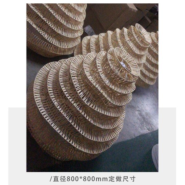 Southeast Asia Creative Rattan Chandelier Handicraft Lamp Design Natural island pendant light(WH-WP-84)