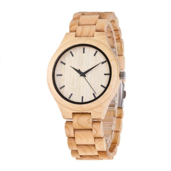 Дозор кварца оригинального дизайна бамбуковый деревянный, дозор кварца движения Японии