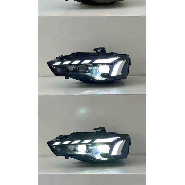 Demillon for Audi A5 2012-2016 Plug and Play Led Headlights Upgrade Headlights Running Lights