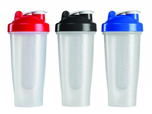 700ml PP blender bottle with AS infuser inside lowest price for promo FDA/LFGB/CA65/CE/E