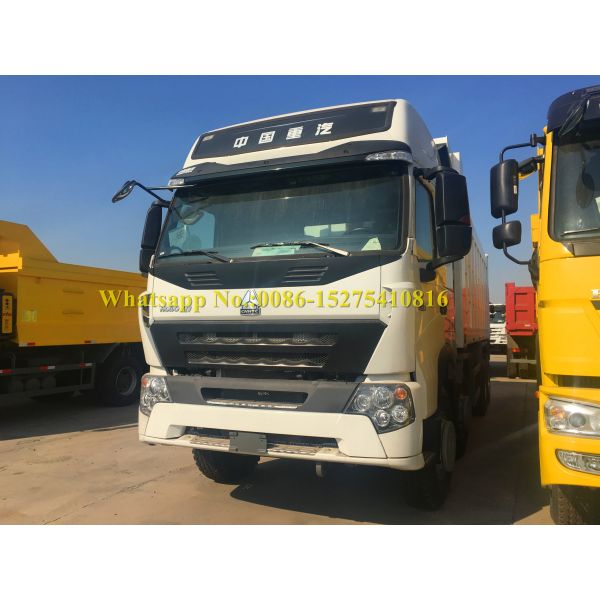 SINOTRUCK HOWO A7 420hp 8x4 Sand Carrying Dump/ Dumper Truck For Ghana Market