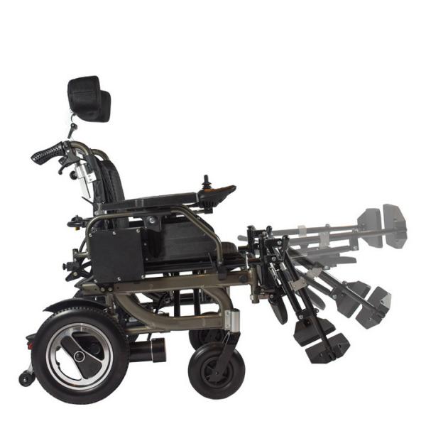 120kg Load Multifunction Folding Motorized Wheelchair For Rehabilitation Therapy