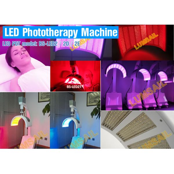 Beauty Salon LED Phototherapy Machine With Red And Blue Light For Skin Rejuvenation