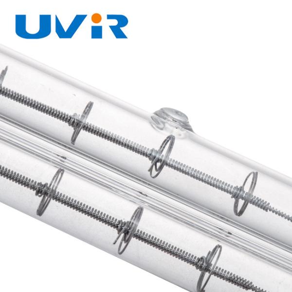 450W 115V Clear Quartz Twin Tube Infrared Heat Lamp