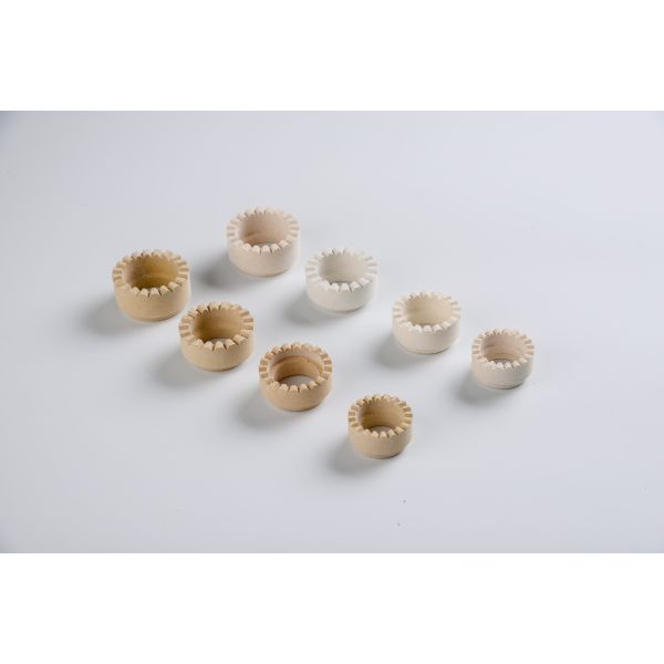 Сопротивление износу Механическое алюминиевое керамическое кольцо ISO9001 Студ сварочная керамическая решетка