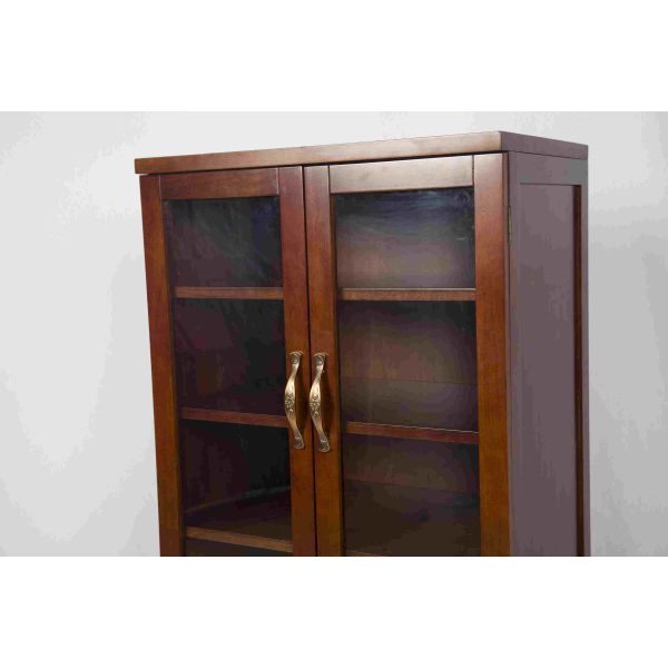 W60*D40*H120CM Home Wood Furniture Dining Room Cabinets With 4 Shelves 2 Drawers