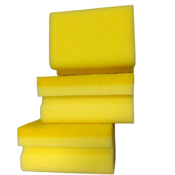 Yellow Grip Sponge Ideal Choice For Kitchen Cleaning Firm Grip