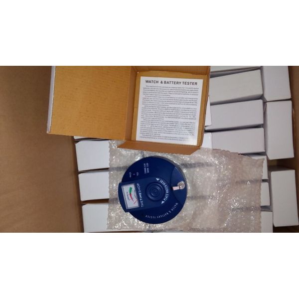 Circular Type Watch Battery Tester 1.5V 3V Button Cell Battery Analyzer