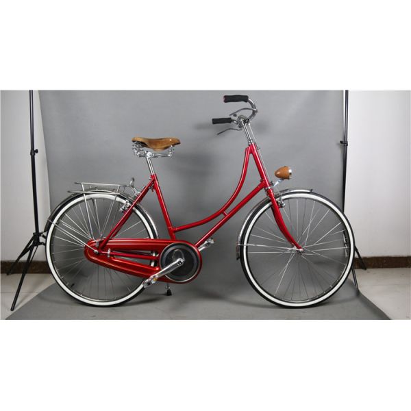Cheap manufacturer price colorful hi-ten steel 26/28 size retro lady bicycle for sale