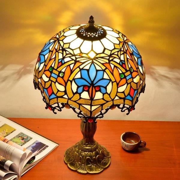Table Lamp Grass Lampshade Bedroom Bedside night table lamp(WH-TTB-66)