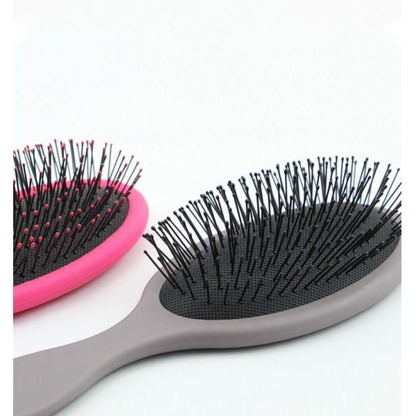 Plastic Handle Hair Paddle Brush Wet And Dry Message Detangling Hair Brush