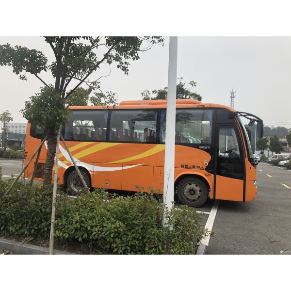 HIGER 30 Seats Used Mini Bus 8549x2450x3280mm With 200hp Diesel Engine