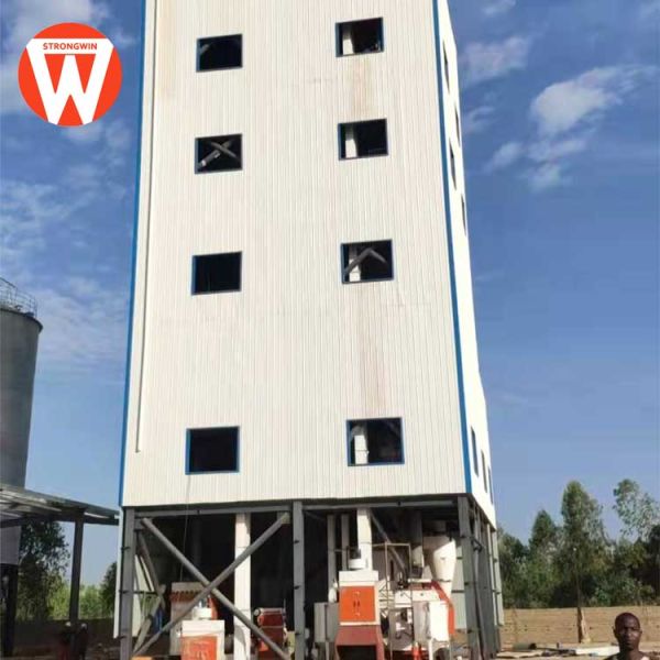 SZLH420 Livestock Feed Pellet Production Line 10T/H With Steel Structure