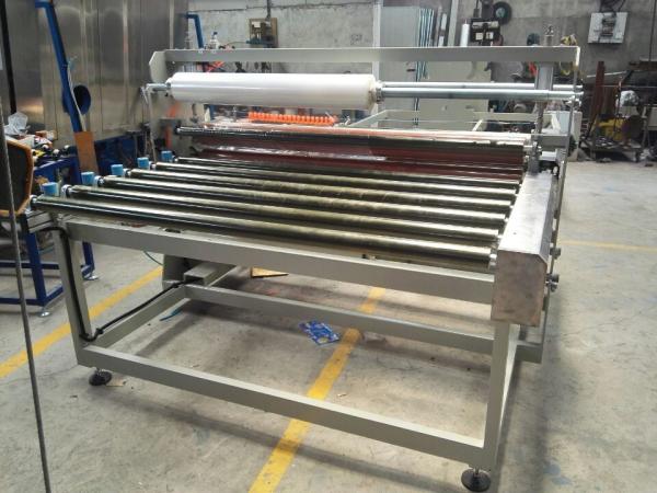 0.75Kw Glass Protective Film Laminating Machine , Film Cover Speed 0.5-7m/s Adjustable