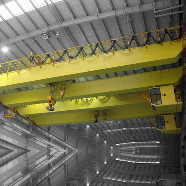 Windlass Trolley Light Weight EOT Double Beam Bridge Crane FEM 2M