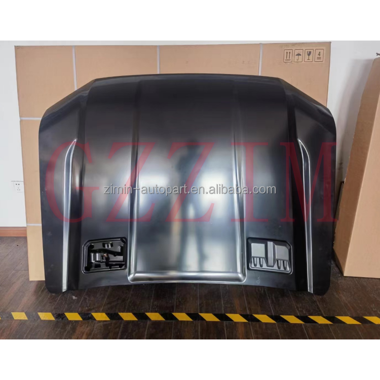 Car Model For Ranger T9 2022 Upgrade To Raptor Style Black Stainless Aluminium Alloy Hood