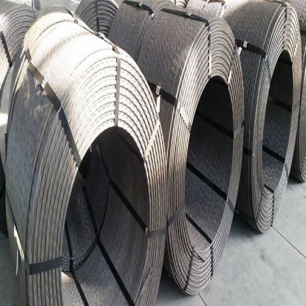 Reel Weight 25kg/50kg/100kg/200kg 12.7mm PC Strand Cable with High Tensile Strength