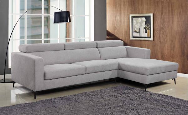 Foldable Sectional Fabric Queen Sleeper Sofa Stain Resistant Multiscene