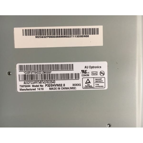 32 Inch 69PPI 500cd/M2 AUO Digital Signage Display P320HVN02.0