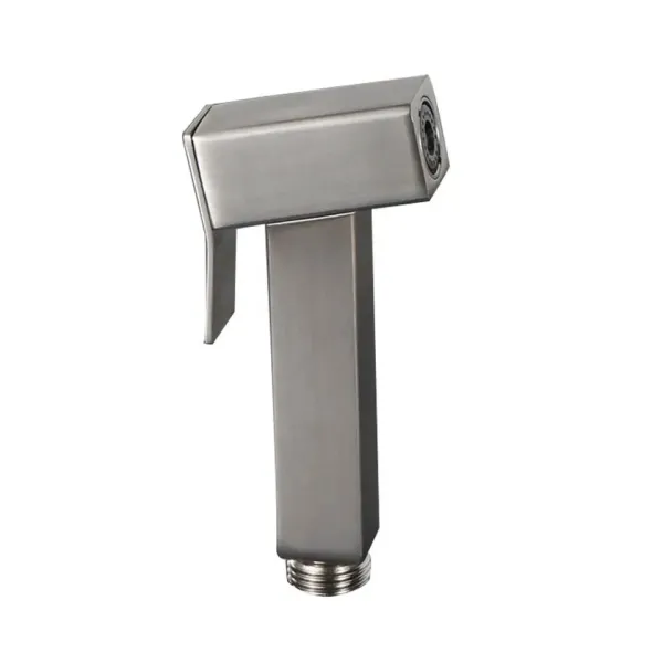 Horizontal Style ABS Toilet Hand Held Bidet Faucet Sprayer Set for Bathroom Cleaning