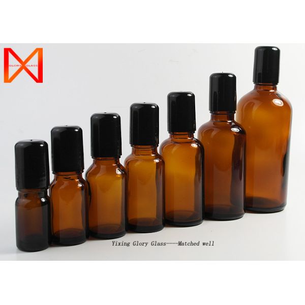 Smooth Surface Essential Oil Glass Bottle Easy Storage Luxury Feeling Leak Proof